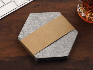 Set de 4 suporturi de pahare din pâslă 2325139